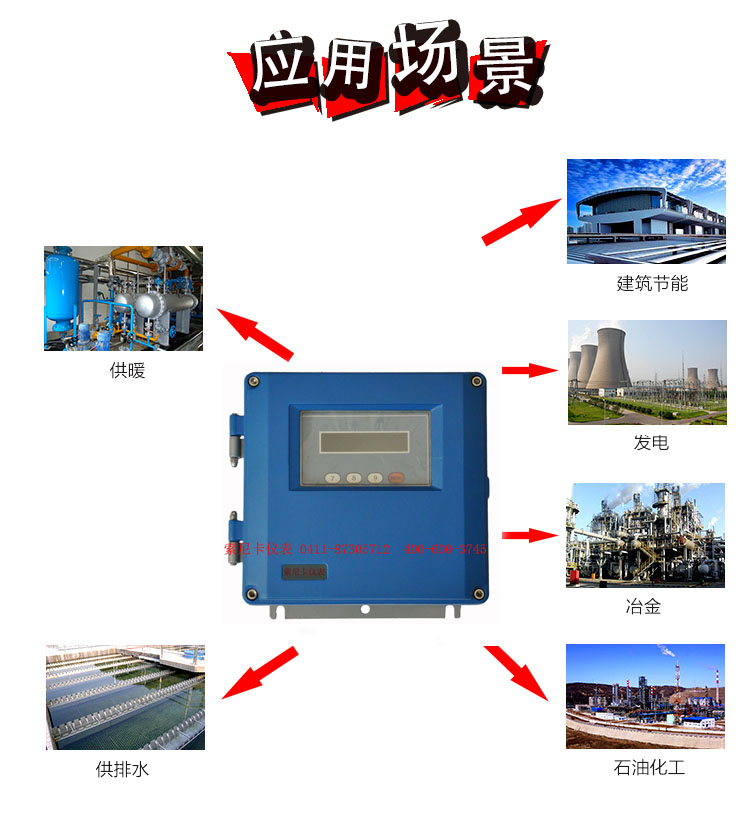 手持式超聲波流量計應(yīng)用現(xiàn)場